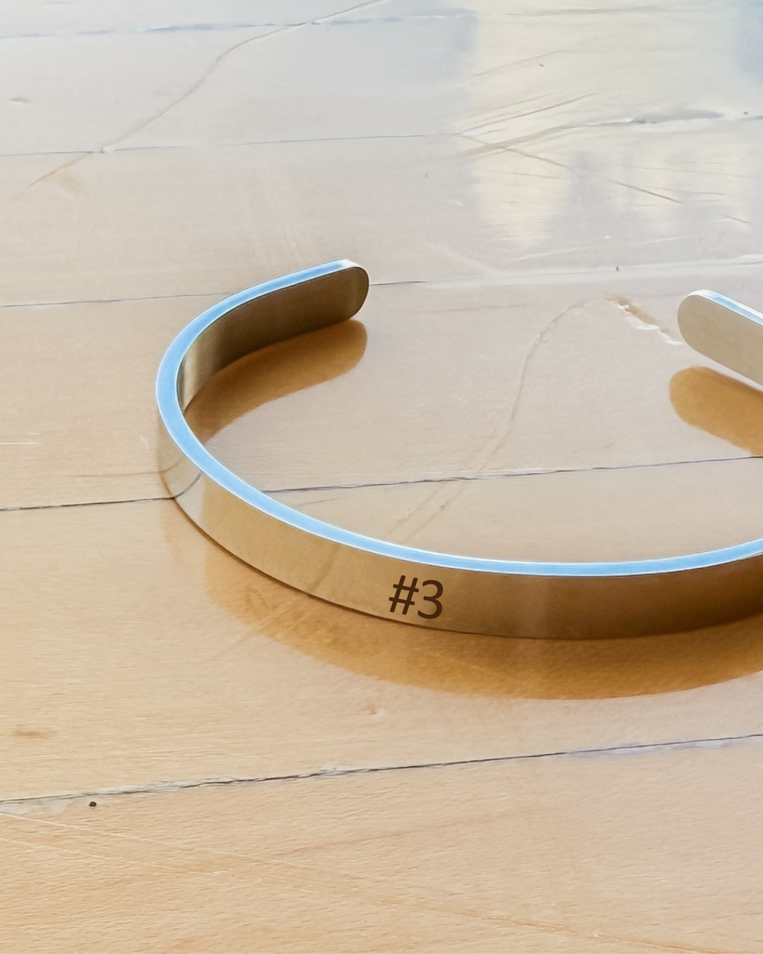 Personalized Sports Bangle Bracelet