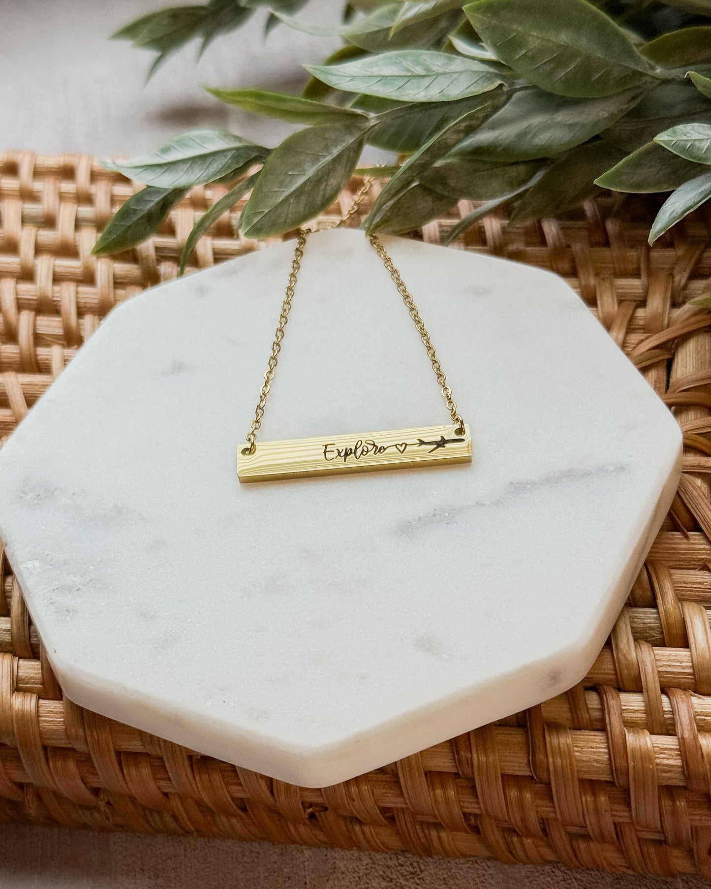 Explore Horizontal Bar Necklace