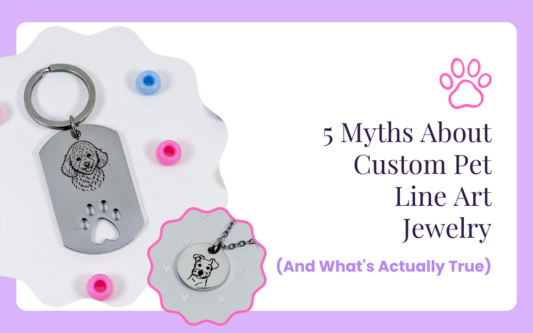 5 Myths About Custom Pet Line Art Jewelry (And What's Actually True)