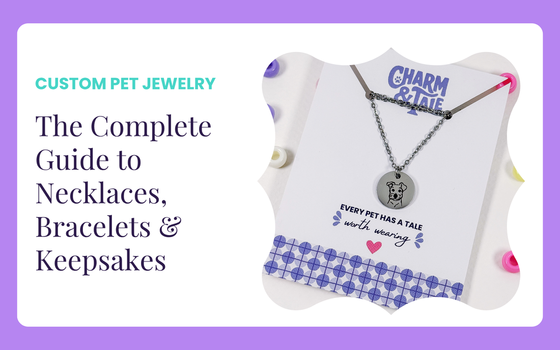 Dog Line Art Necklace - The complete guide to necklaces, bracelets, and keepsakes