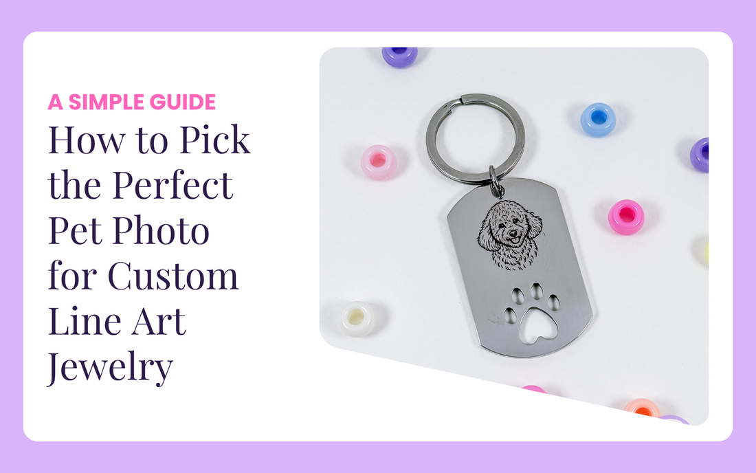 How to pick the perfect pet photo for custom line art jewelry