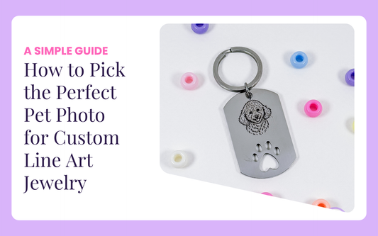 How to pick the perfect pet photo for custom line art jewelry