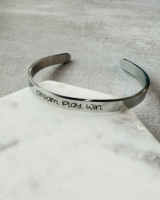 Personalized Sports Bangle Bracelet
