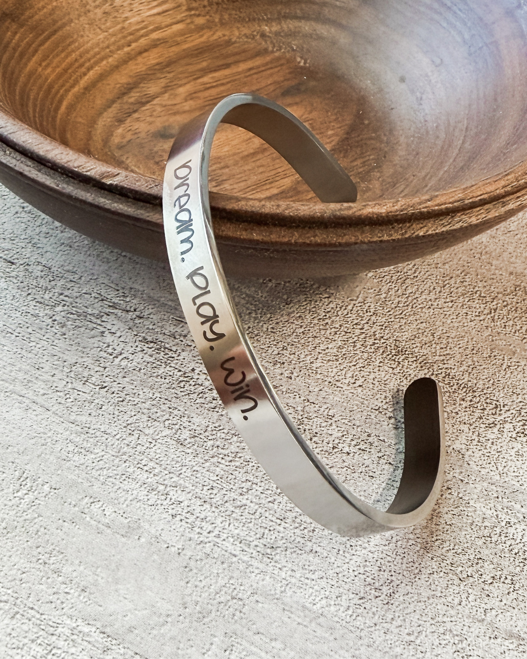 Personalized Sports Bangle Bracelet