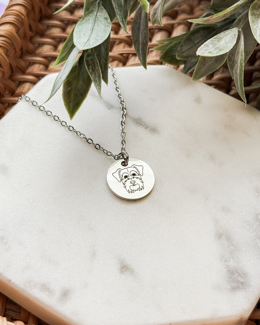 Dog Breed Disc Necklace