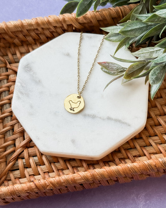 Livestock Disc Necklace