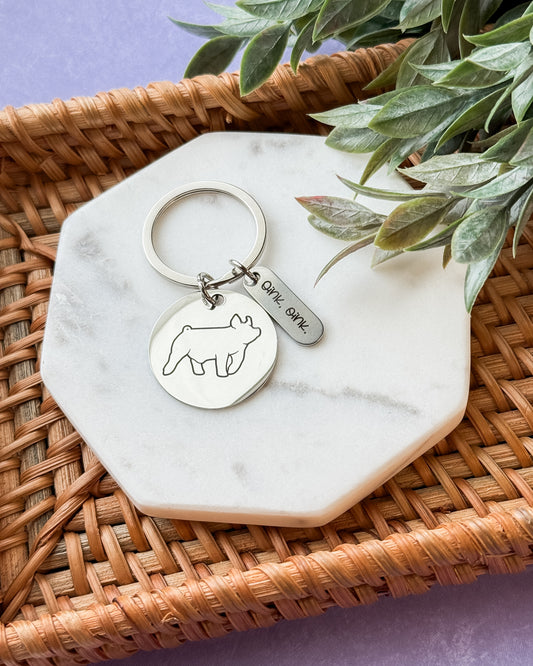 Livestock Keychain