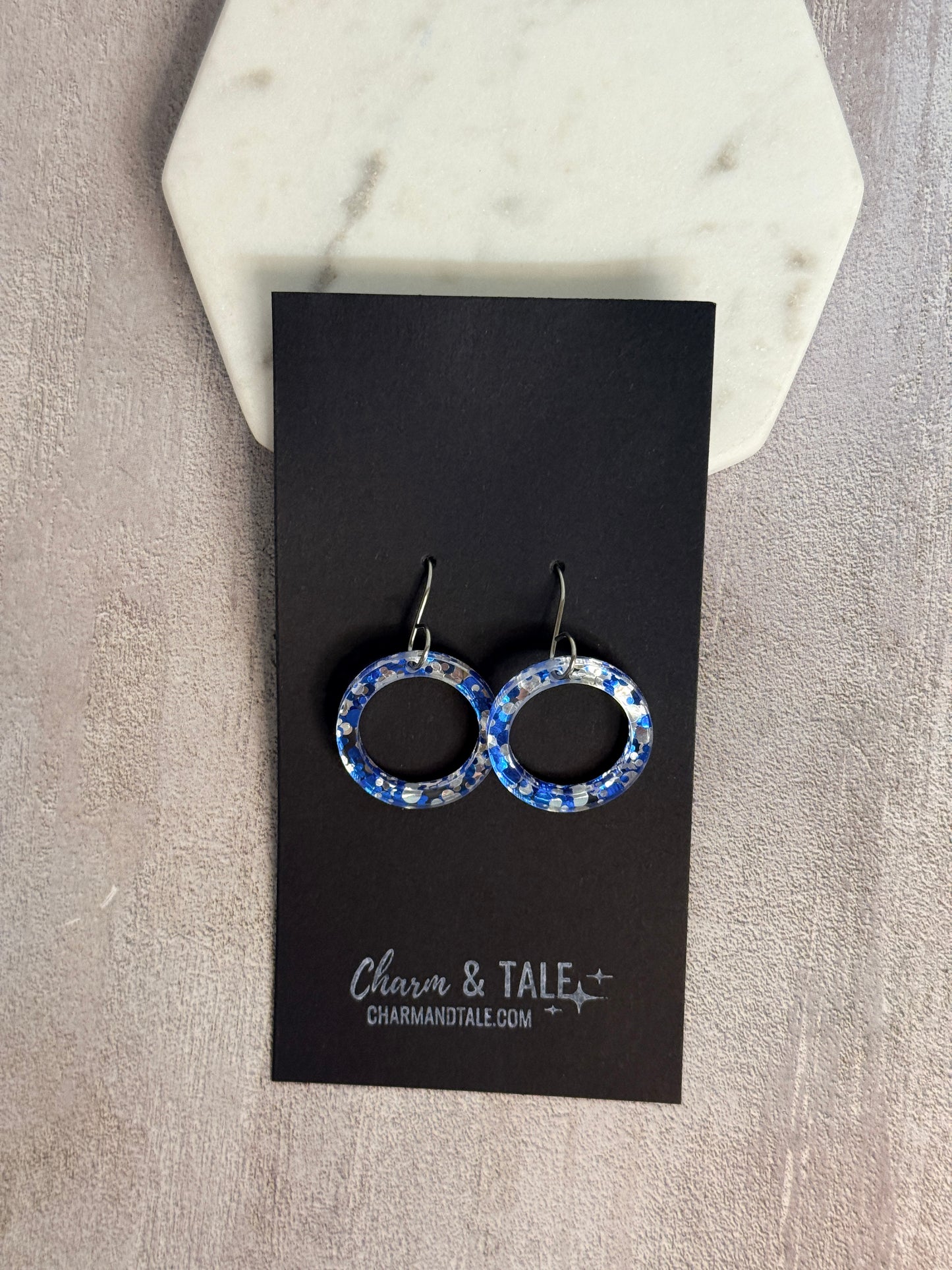 Acrylic Earrings - Mary Rigg Neighborhood Center