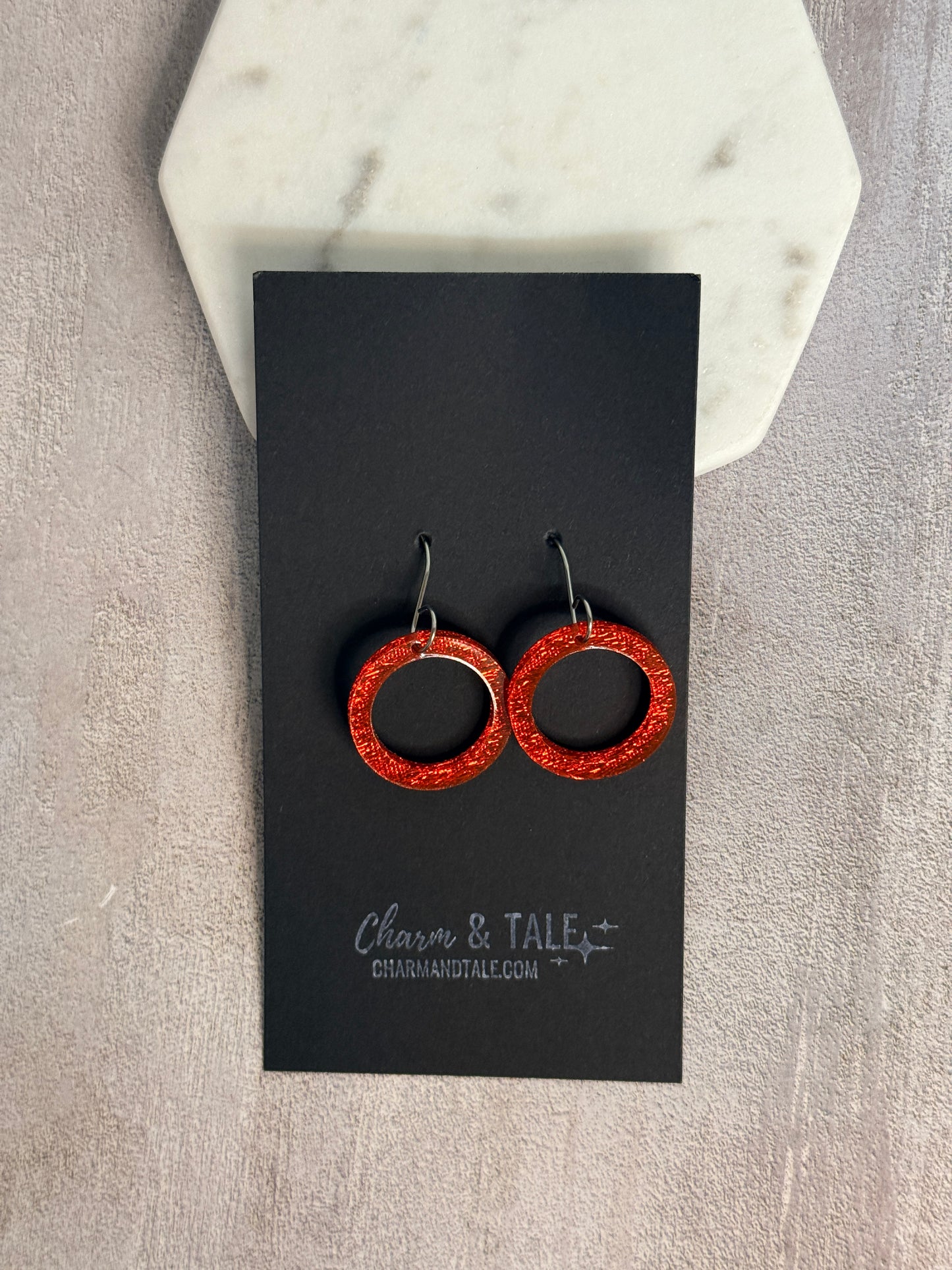 Acrylic Earrings - Mary Rigg Neighborhood Center