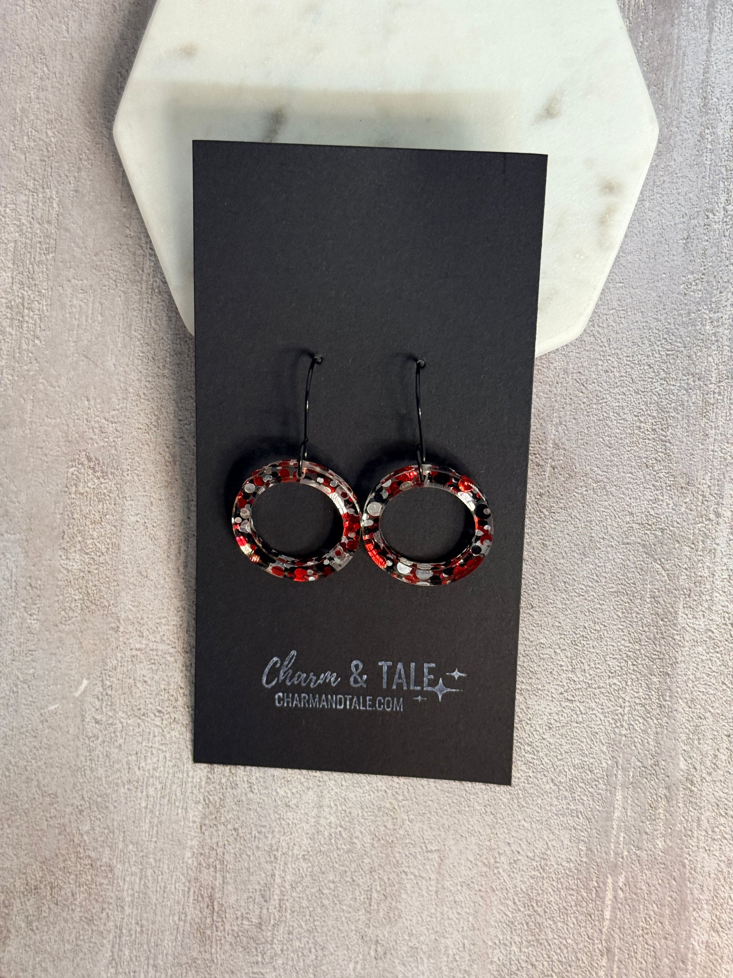 Acrylic Earrings - Mary Rigg Neighborhood Center