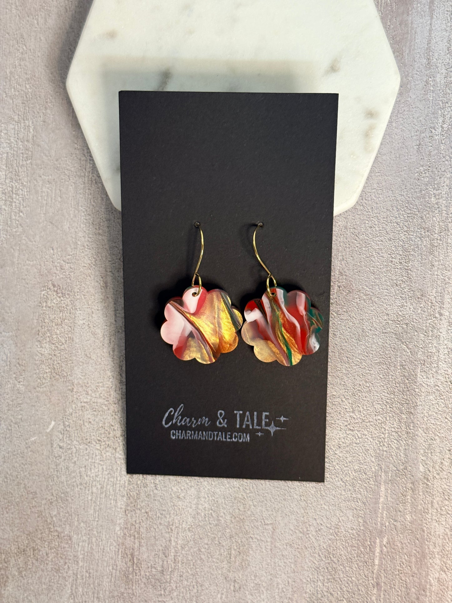 Acrylic Earrings - Mary Rigg Neighborhood Center