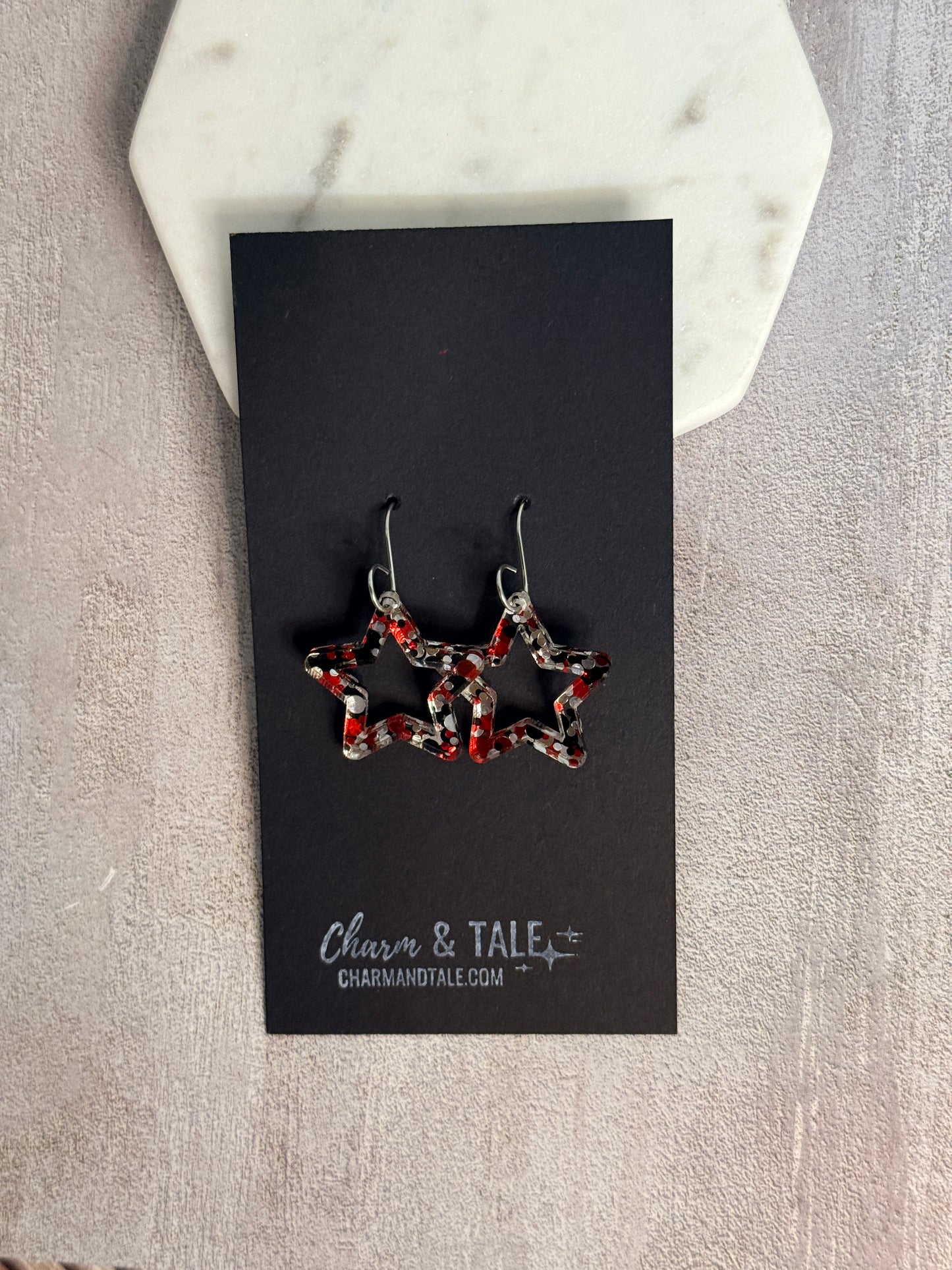 Acrylic Earrings - Mary Rigg Neighborhood Center