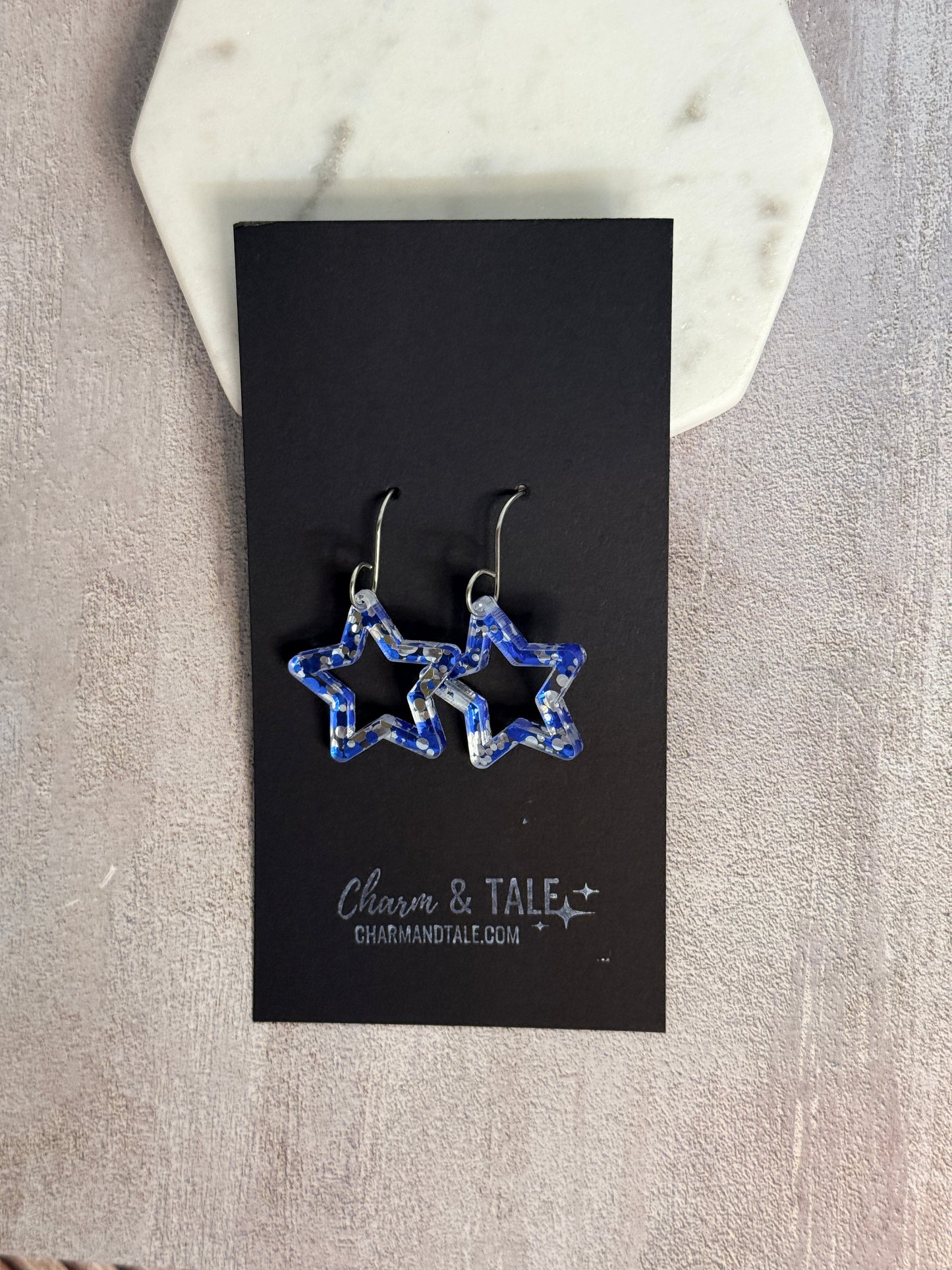 Acrylic Earrings - Mary Rigg Neighborhood Center