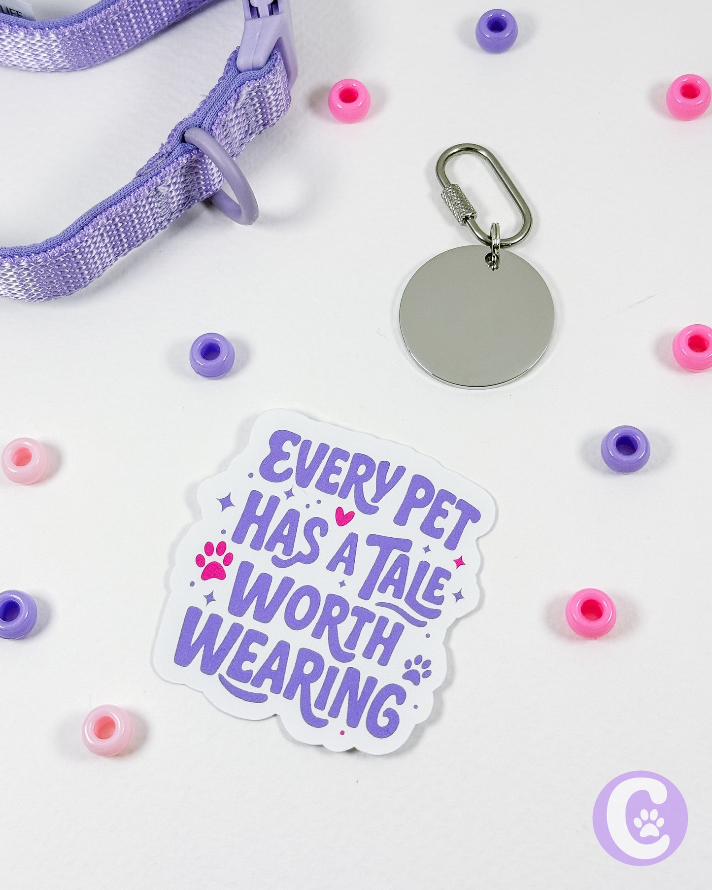 Personalized Disc Pet Tag - Standard