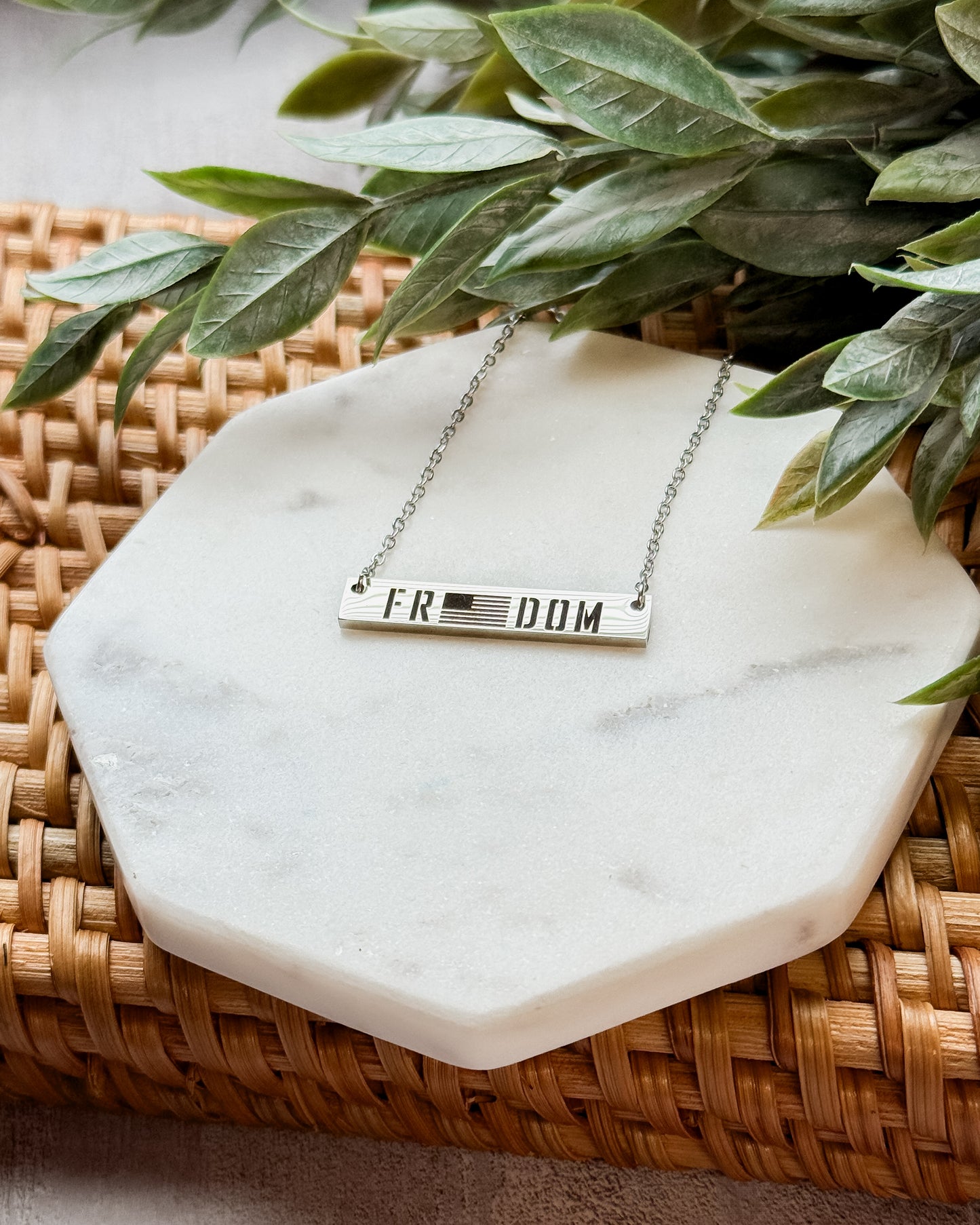 Freedom Horizontal Bar Necklace