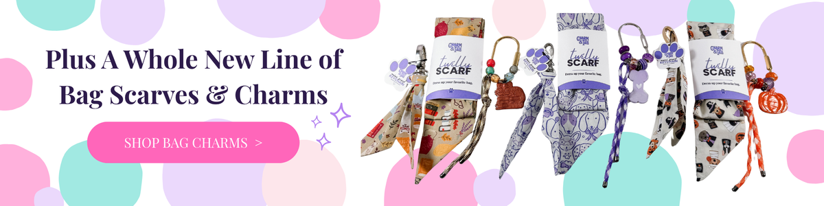 Line of Bag Scarves and Charms