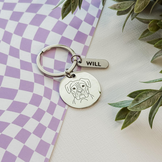 Dog Breed Keychain